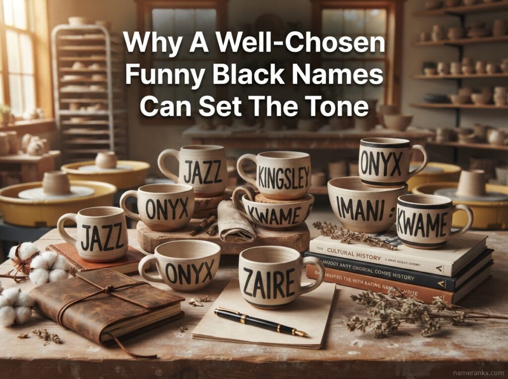 Why A Well-Chosen Funny Black Names Can Set The Tone