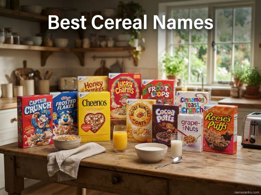 Best Cereal Names