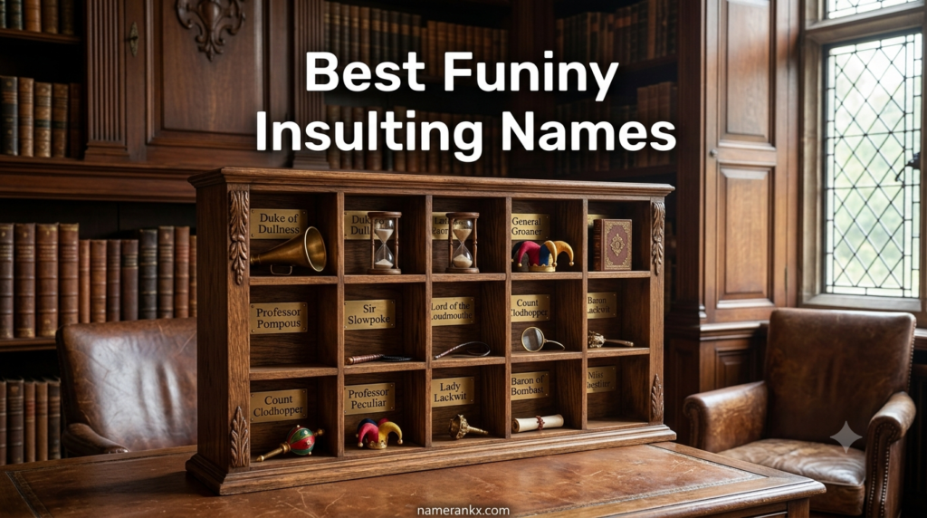 Best Funny Insulting Names