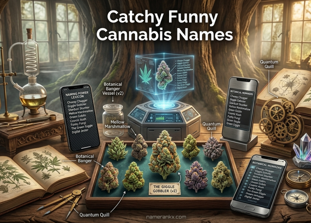 Catchy Funny Cannabis Names