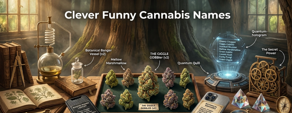 Clever Funny Cannabis Names