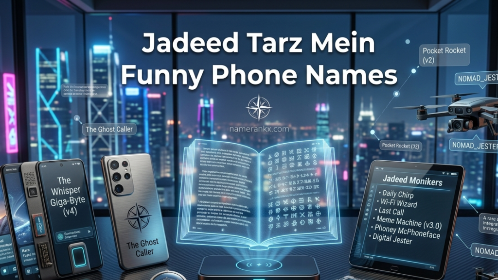 Cool Funny Phone Names