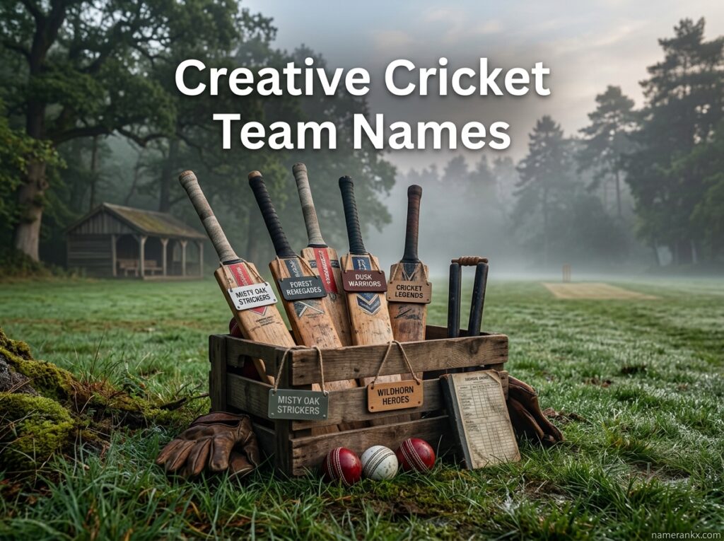 Creative Cricket Team Names