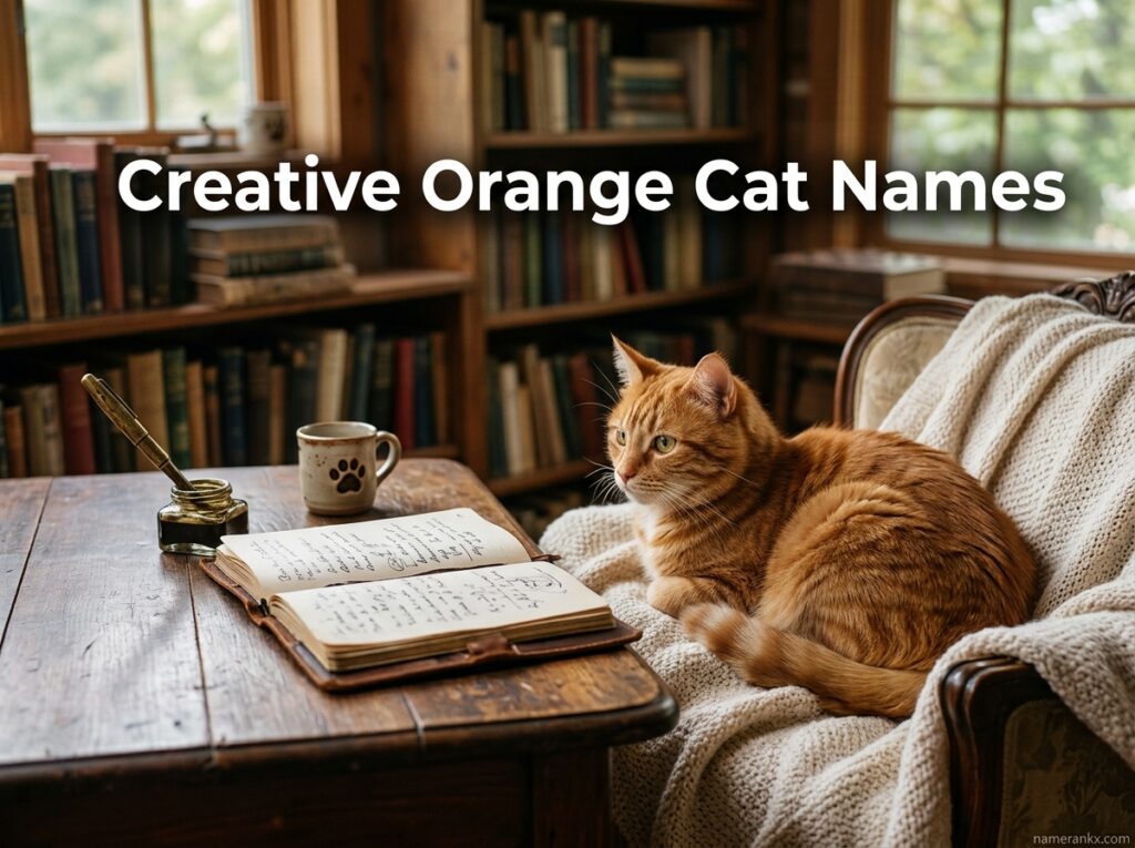 Creative Orange Cat Names