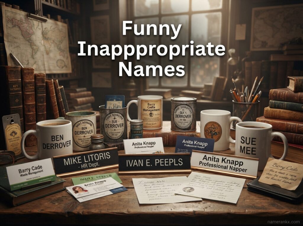 Funny Inappropriate Names