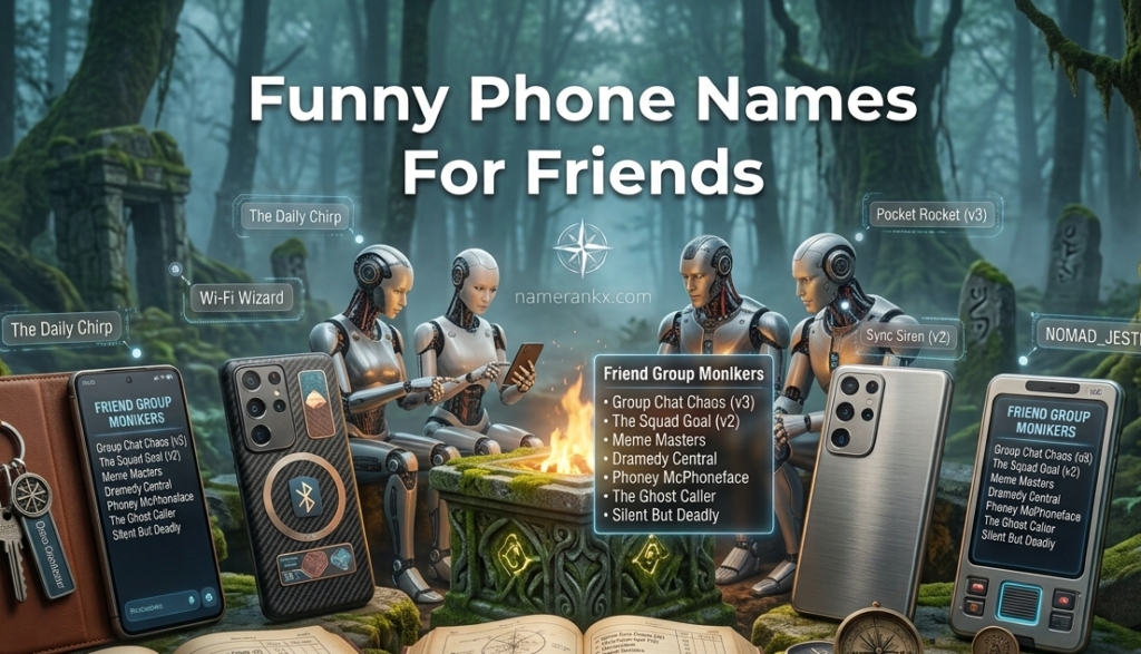 Funny Phone Names For Friends