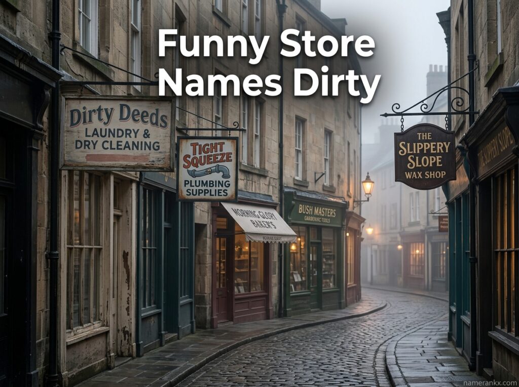 Funny Store Names Dirty