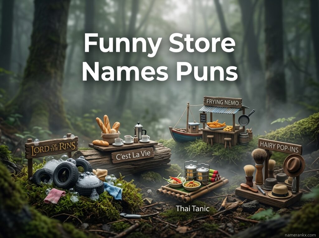Funny Store Names Puns