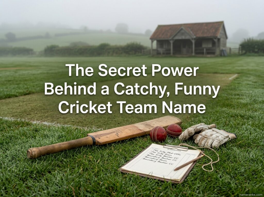 The Secret Power Behind a Catchy, Funny Cricket Team Name