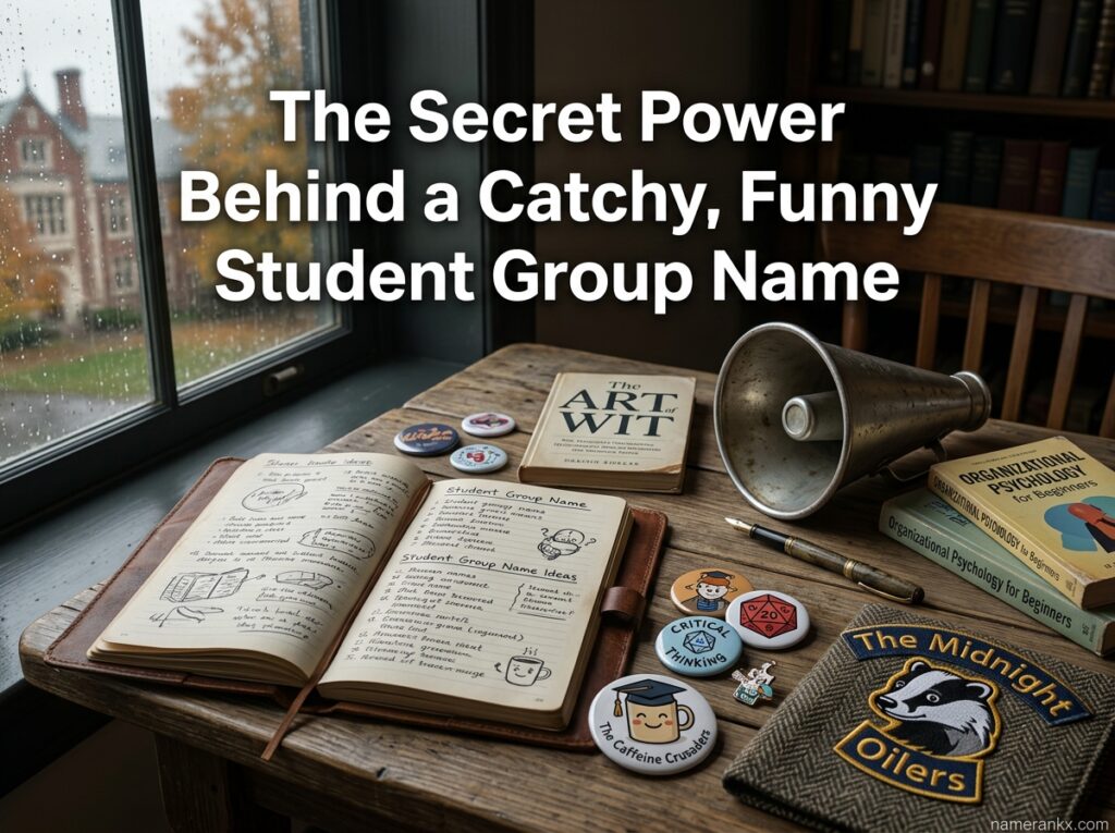 The Secret Power Behind a Catchy, Funny Student Group Name