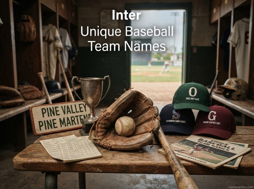 Unique Baseball Team Names