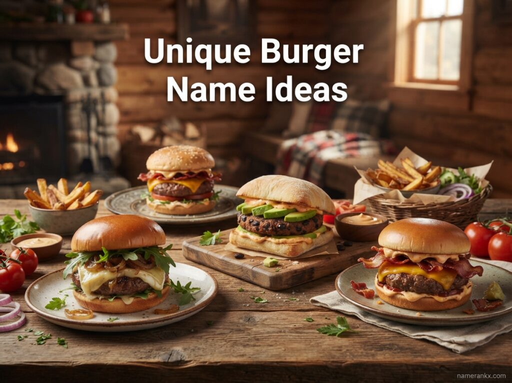 Unique Burger Name Ideas