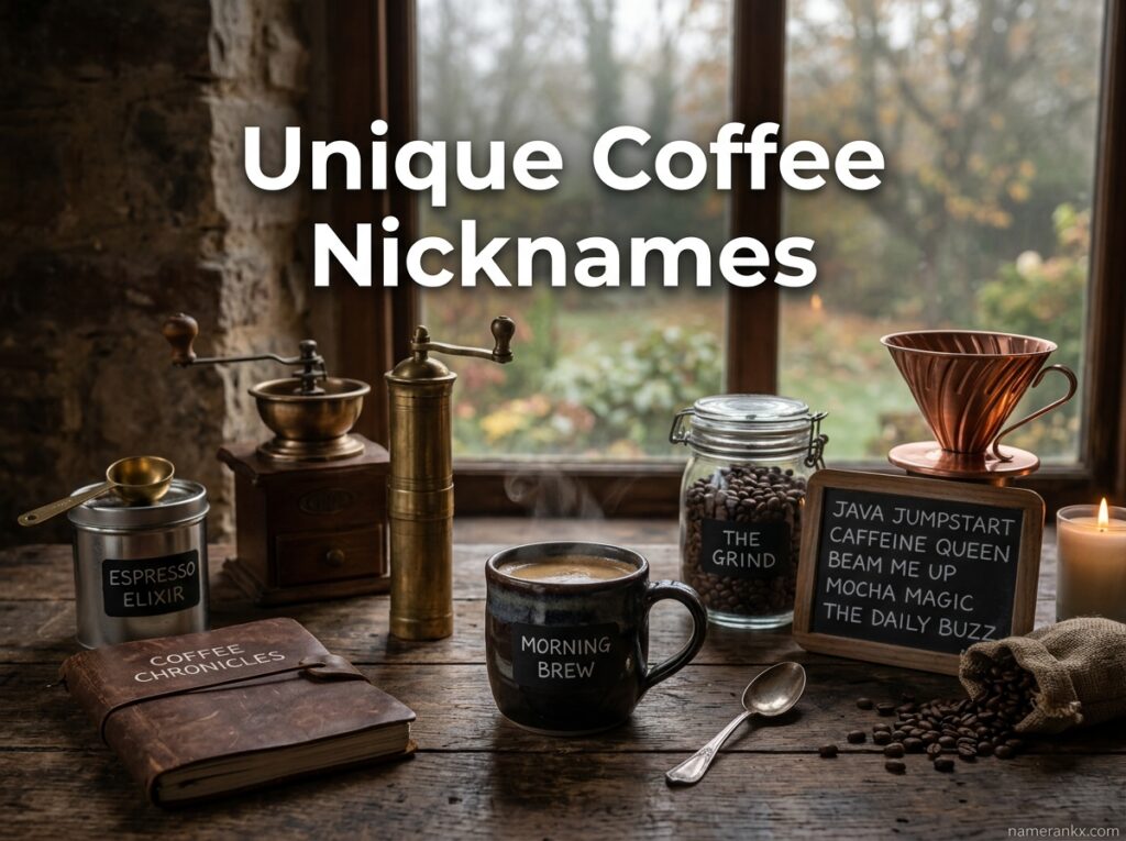 Unique Coffee Nicknames