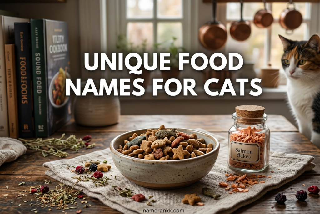 Unique Food Names For Cats