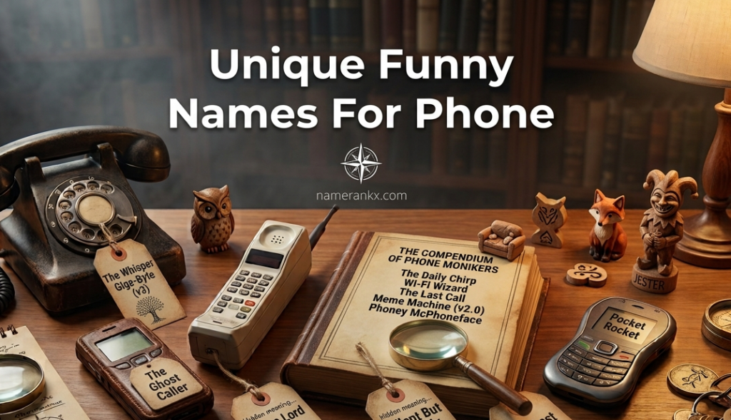 Unique Funny Names For Phone
