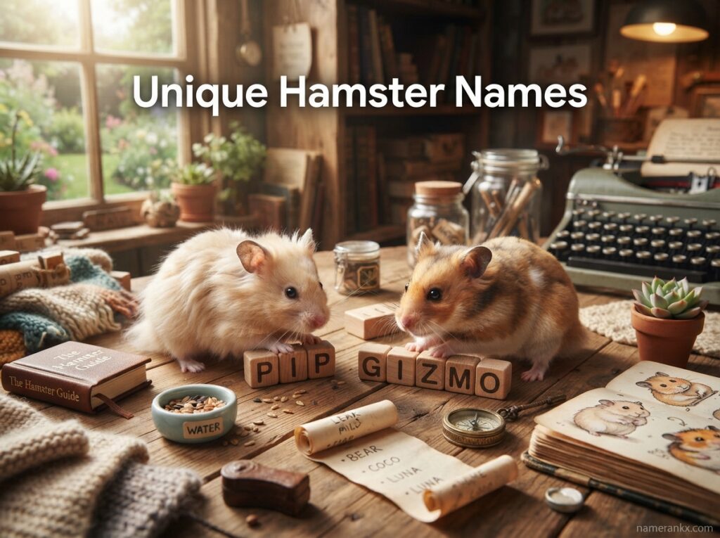 Unique Hamster Names