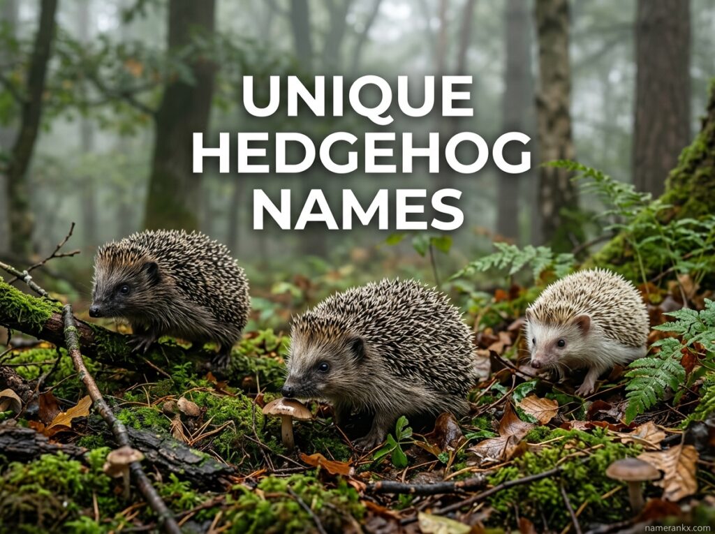 Unique Hedgehog Names