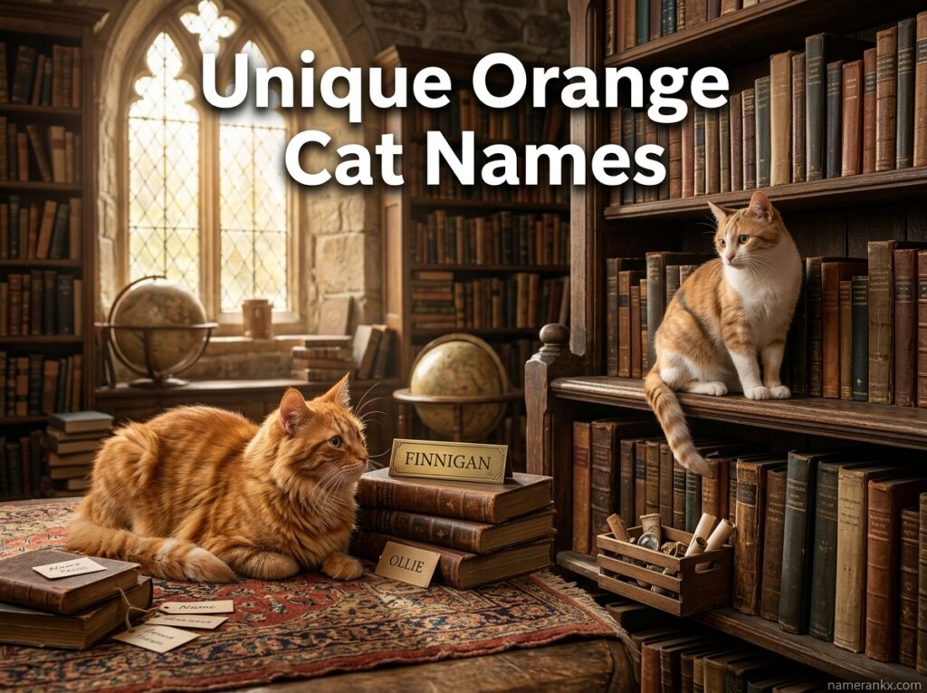 Unique Orange Cat Names