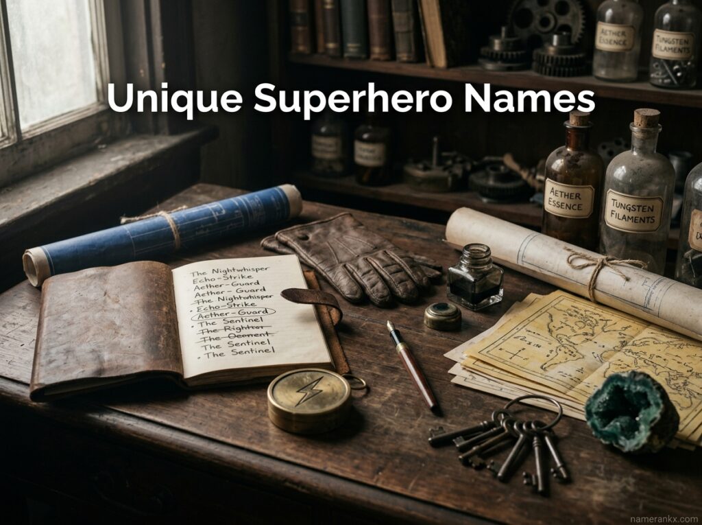 Unique Superhero Names