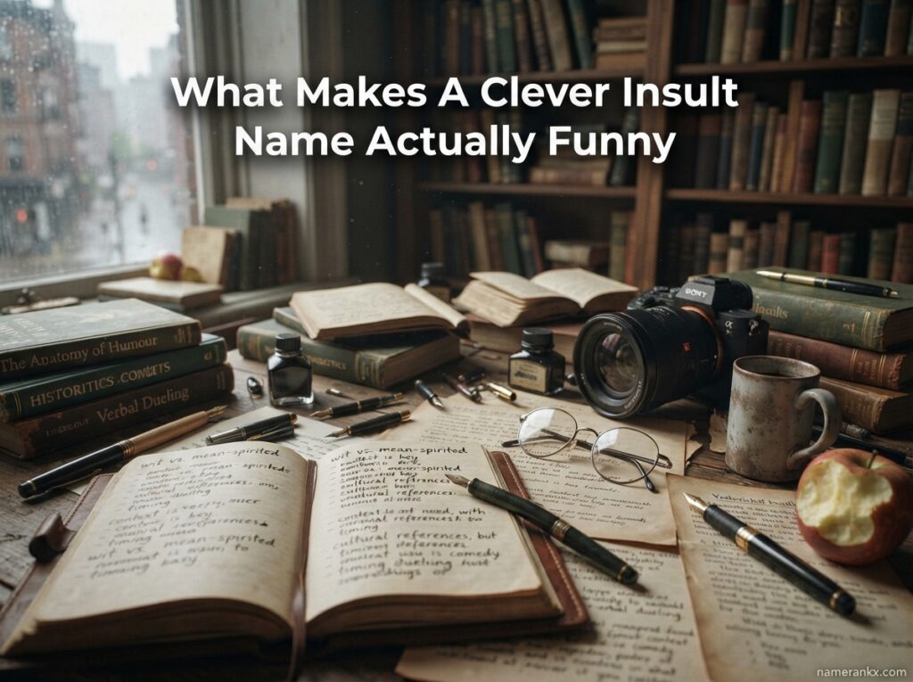What Makes A Clever Insult Name Actually Funny