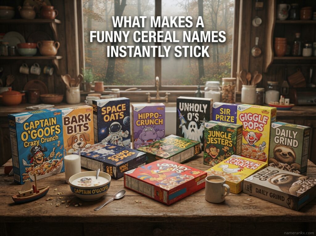What Makes A Funny Cereal Names Instantly Stick