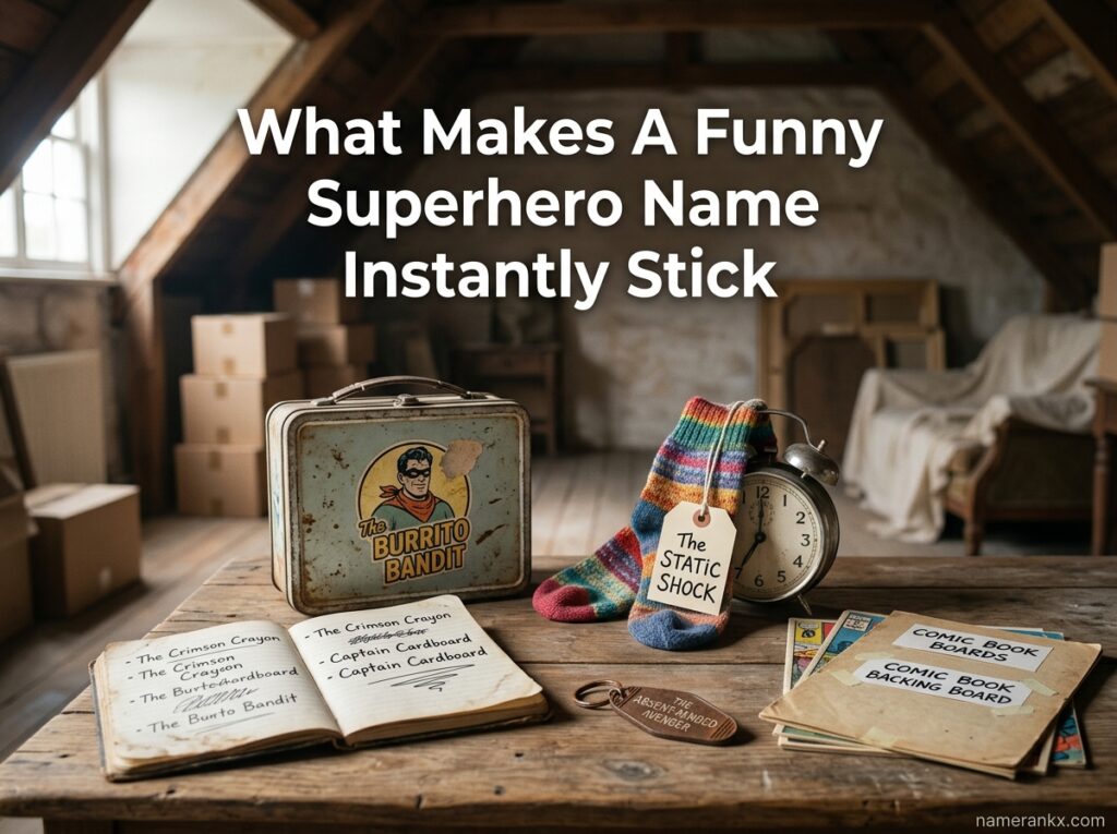 What Makes A Funny Superhero Name Instantly Stick