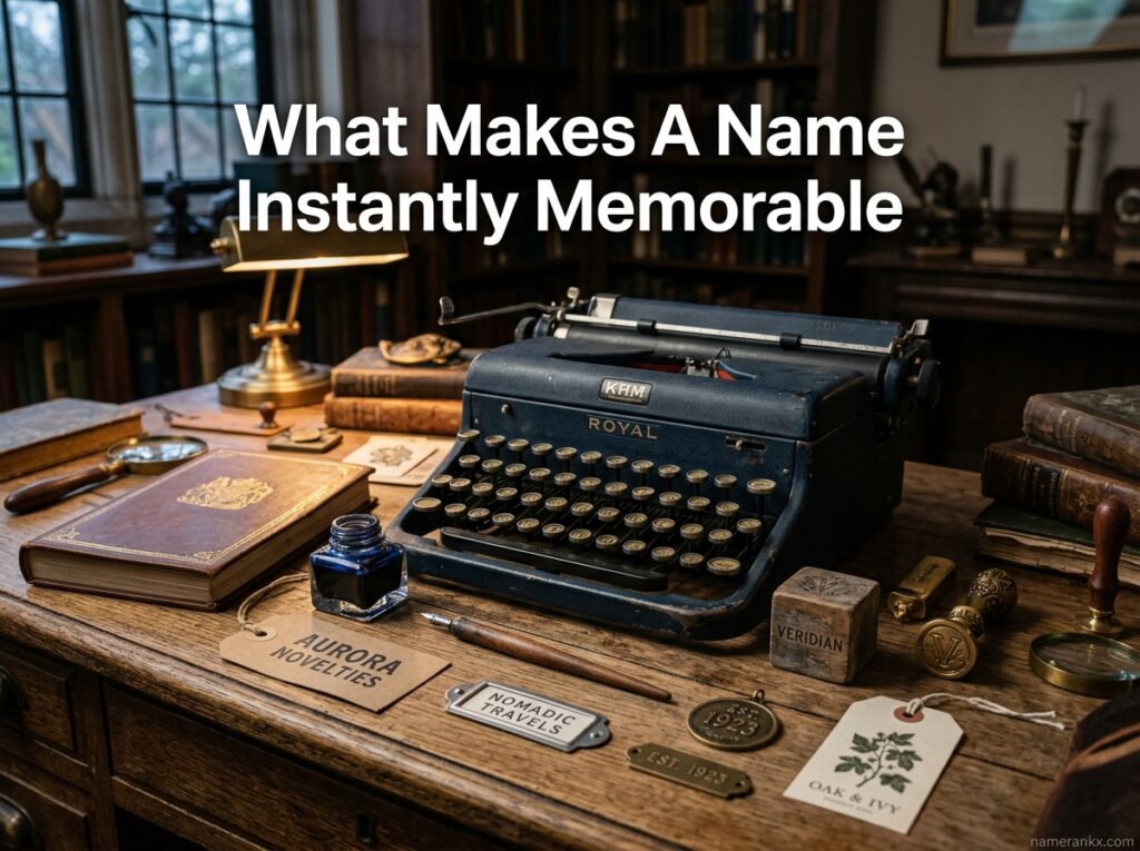What Makes A Name Instantly Memorable