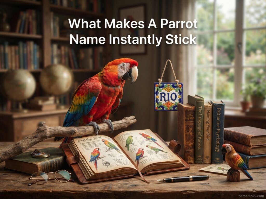 What Makes A Parrot Name Instantly Stick