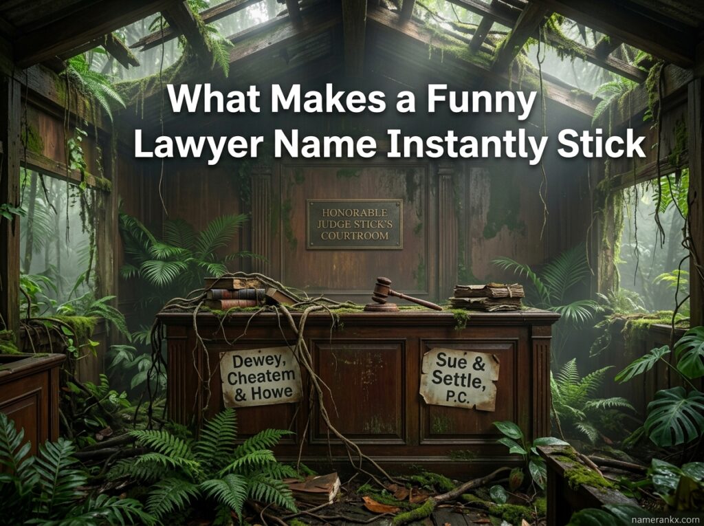 What Makes a Funny Lawyer Name Instantly Stick