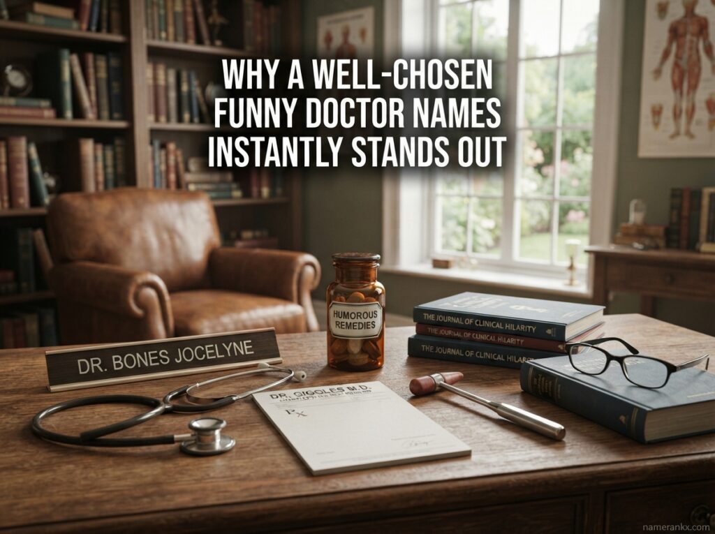 Why A Well-Chosen Funny Doctor Names Instantly Stands Out