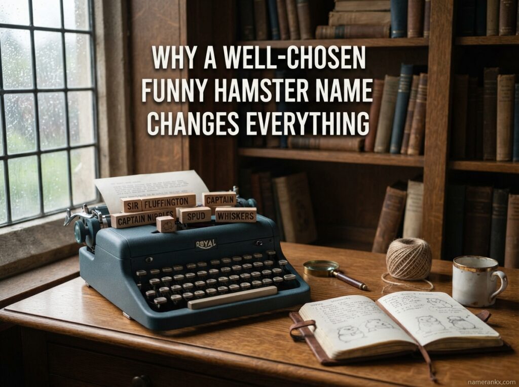 Why A Well-Chosen Funny Hamster Name Changes Everything