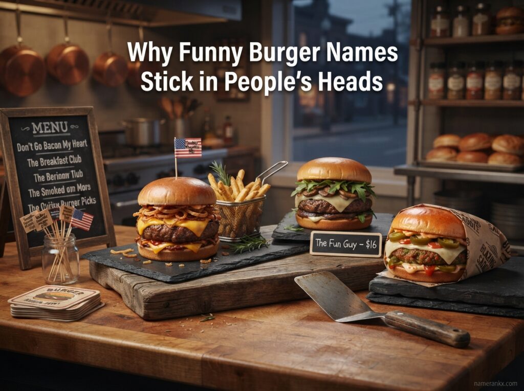 Why Funny Burger Names Stick in People’s Heads