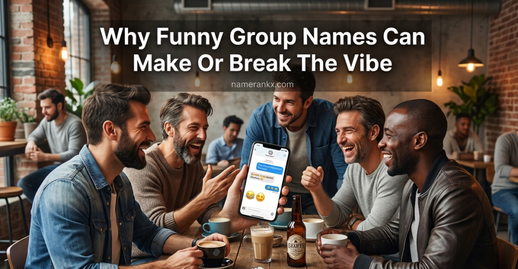 Why Funny Group Names Can Make Or Break The Vibe