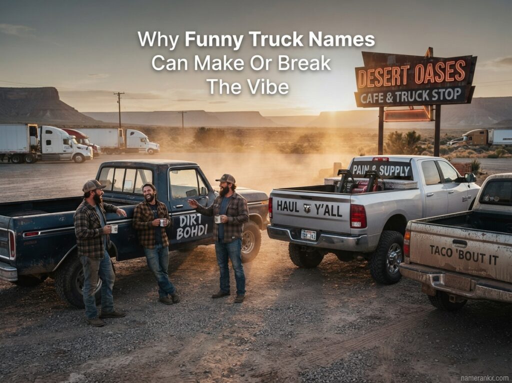 Why Funny Truck Names Can Make Or Break The Vibe