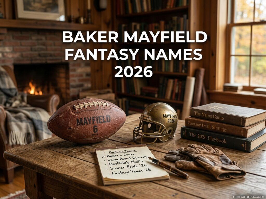 Baker Mayfield Fantasy Names 2026