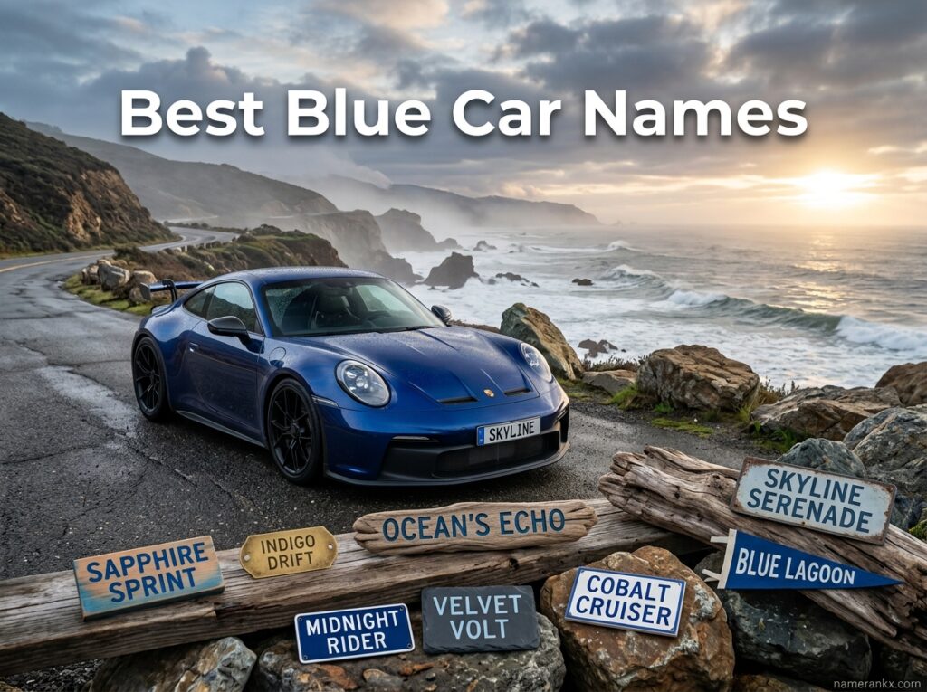 Best Blue Car Names