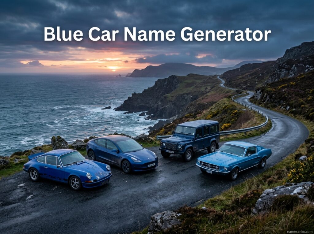 Blue Car Name Generator