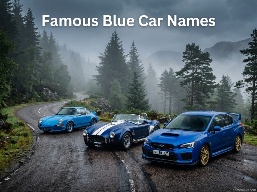 Famous Blue Car Names