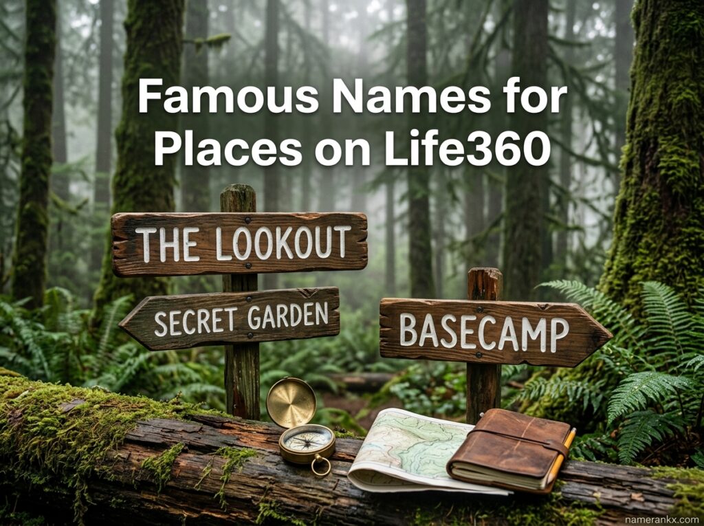 Famous Names for Places on Life360