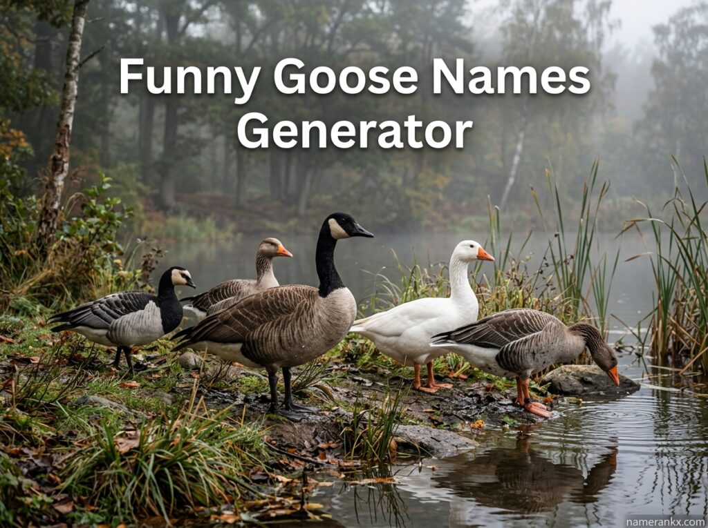 Funny Goose Names Generator