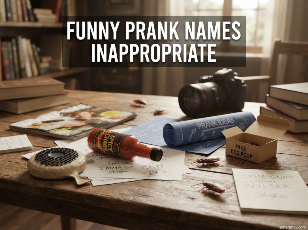 Funny Prank Names Inappropriate