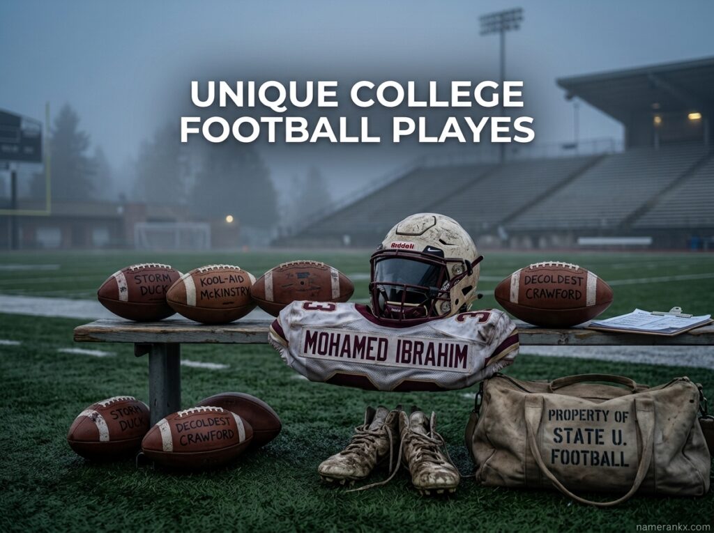 Unique College Football Player Names