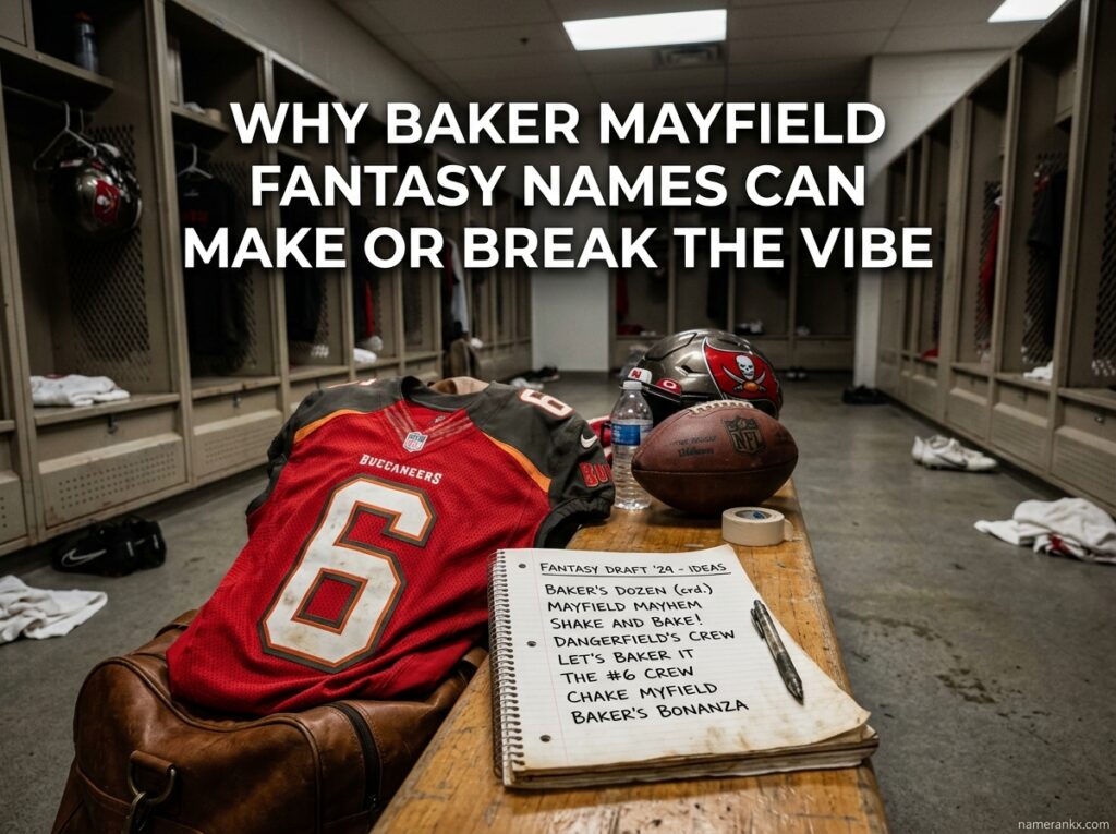 Why Baker Mayfield Fantasy Names Can Make Or Break The Vibe