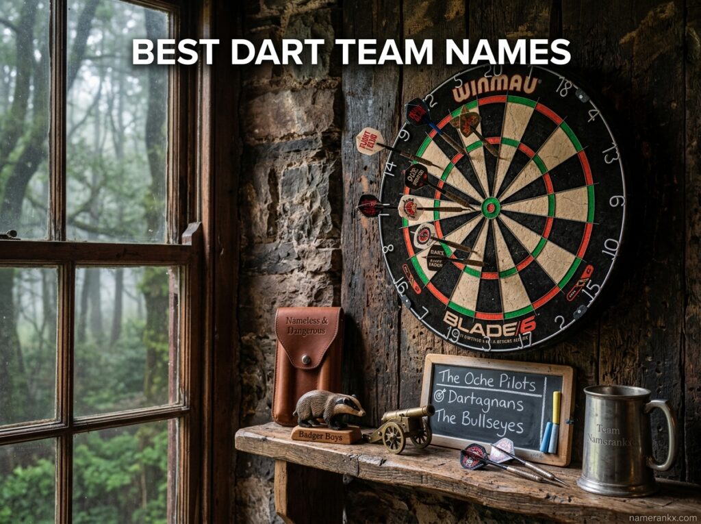 Best Dart Team Names