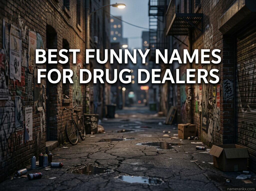 Best Funny Names for Drug Dealers