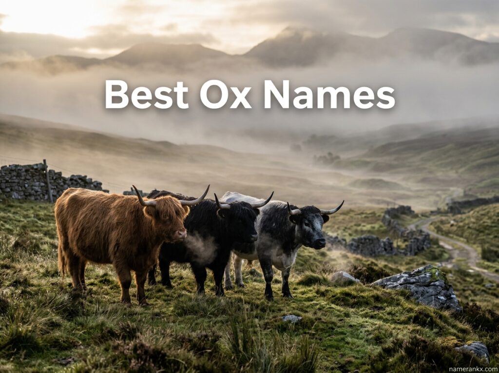 Best Ox Names