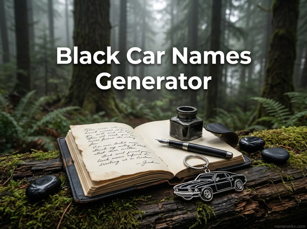 Black Car Names Generator