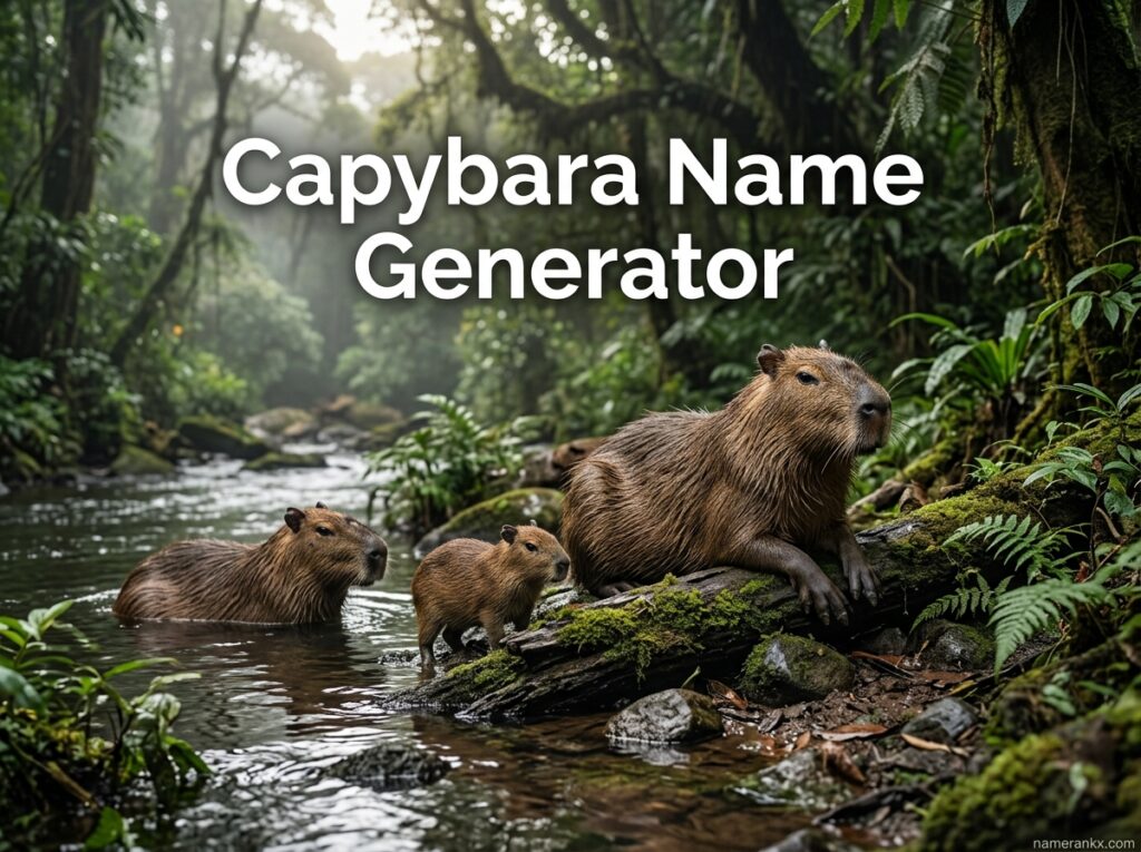 Capybara Name Generator