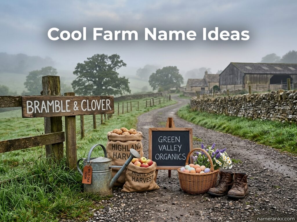 Cool Farm Name Ideas