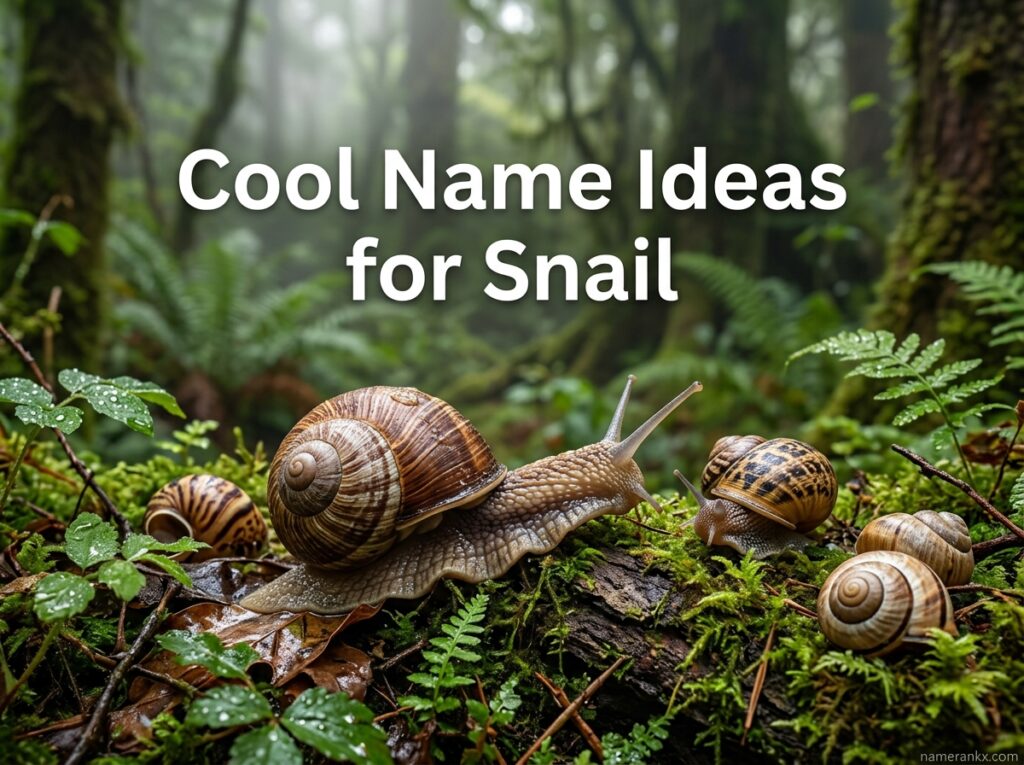 Cool Name Ideas for Snail